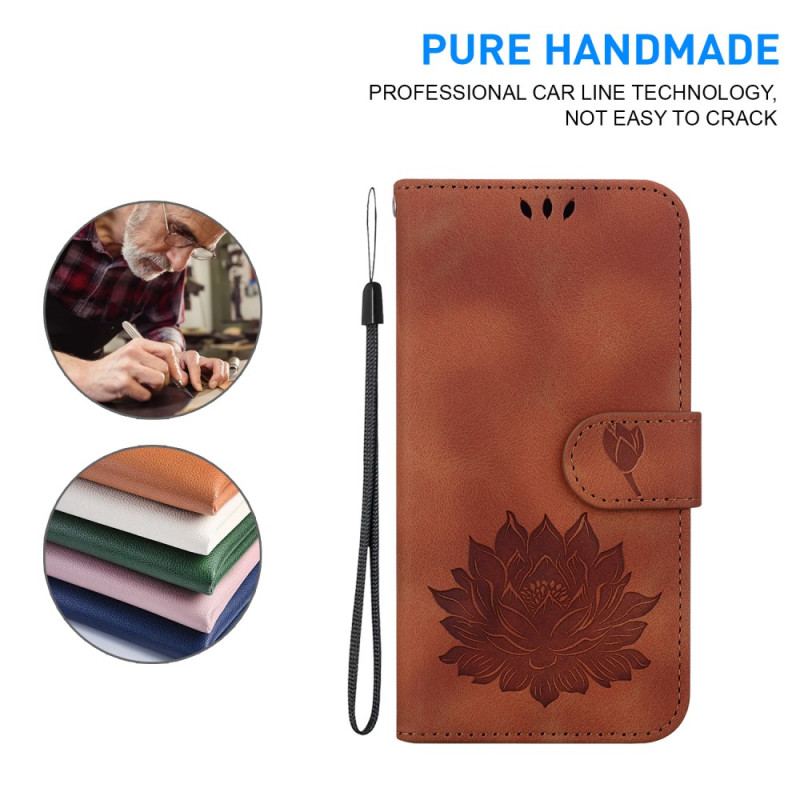 Flip Cover Motorola Edge 50 Fusion Lotus Med Rem