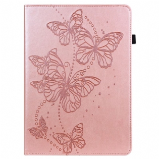 Etui Samsung Galaxy Tab A8 (2021) Stiliserede Sommerfugle