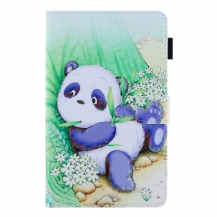 Flip Cover Samsung Galaxy Tab A8 (2021) Sød Panda