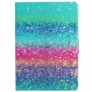 Læder Cover Samsung Galaxy Tab A8 (2021) Pailletter Element