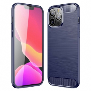 Cover iPhone 13 Pro Max Børstet Kulfiber