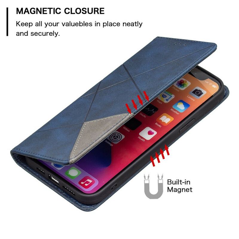 Cover iPhone 13 Pro Max Flip Cover Kunstner Stil