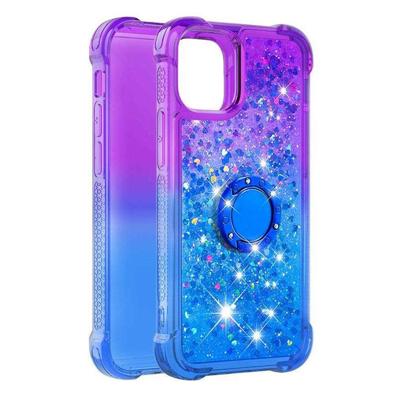 Cover iPhone 13 Pro Max Glitter Ring-bracket