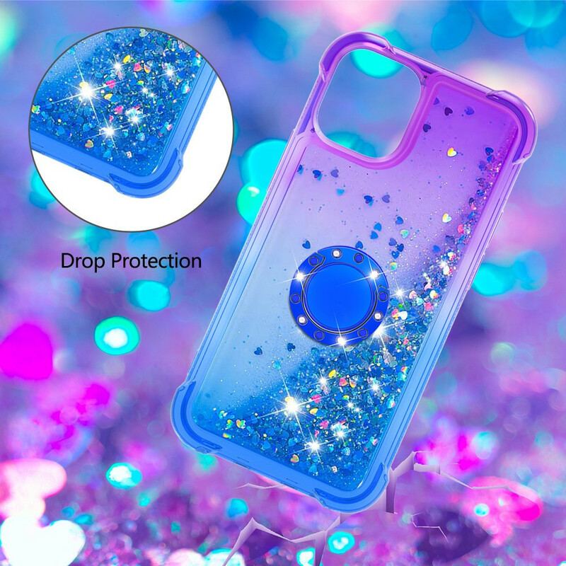 Cover iPhone 13 Pro Max Glitter Ring-bracket