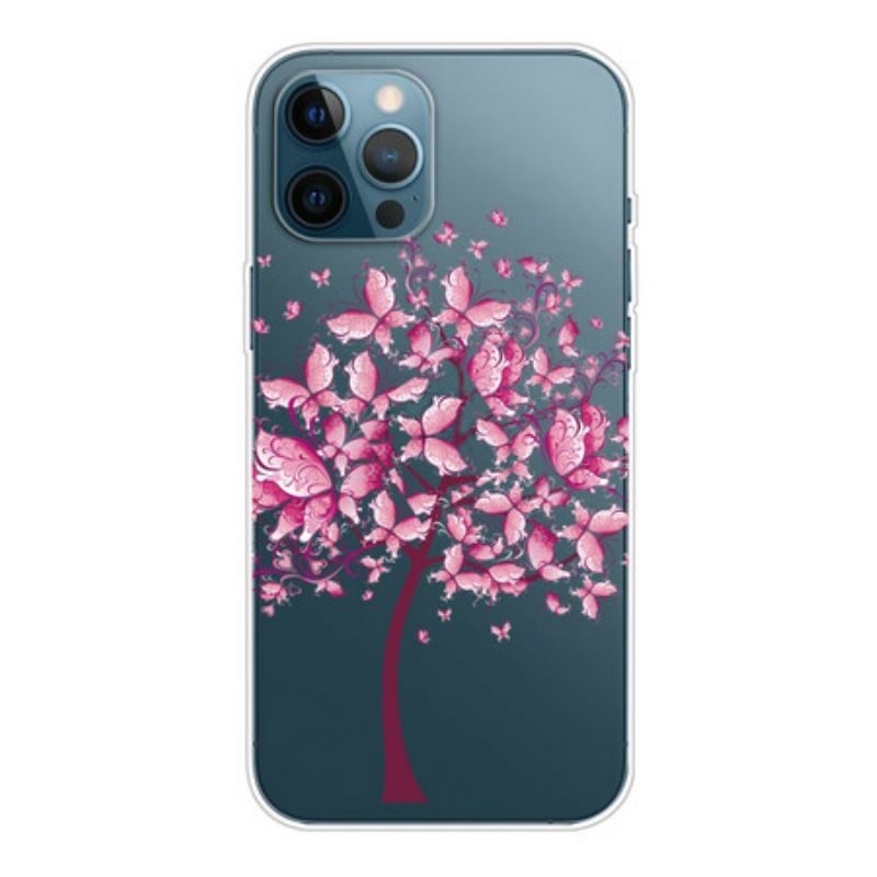 Cover iPhone 13 Pro Max Pink Træ Top