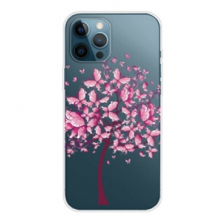 Cover iPhone 13 Pro Max Pink Træ Top