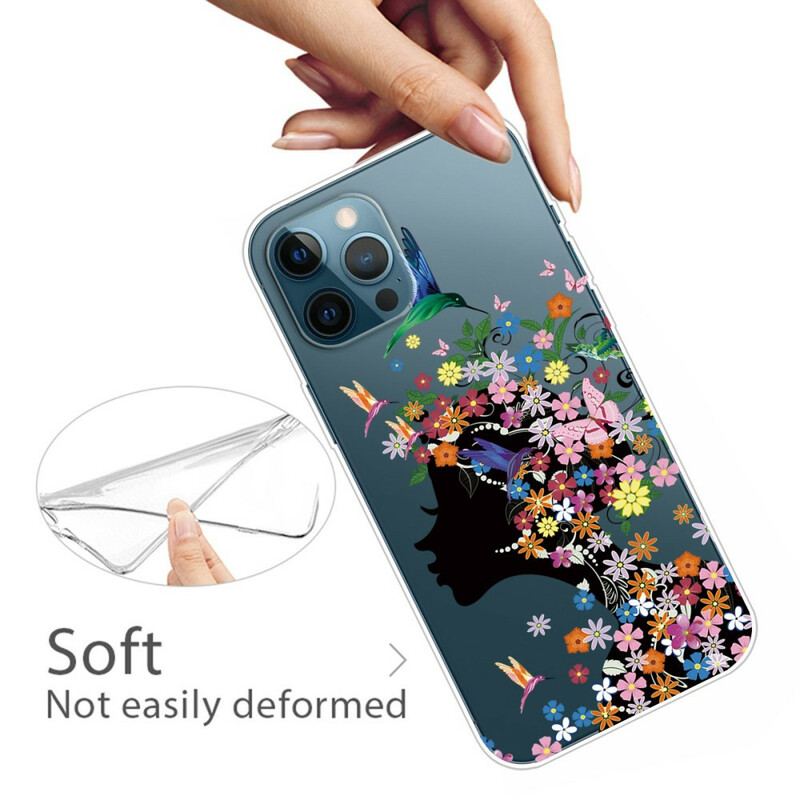 Cover iPhone 13 Pro Max Smukt Blomsterhoved