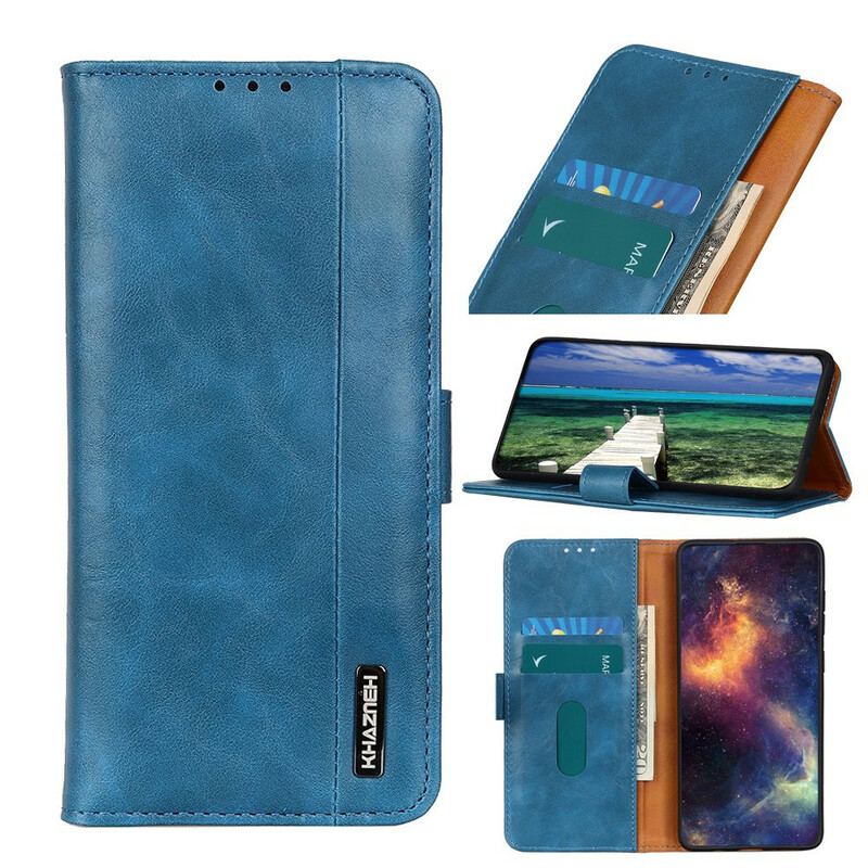 Flip Cover iPhone 13 Pro Max Khazneh Elegance Læderstil