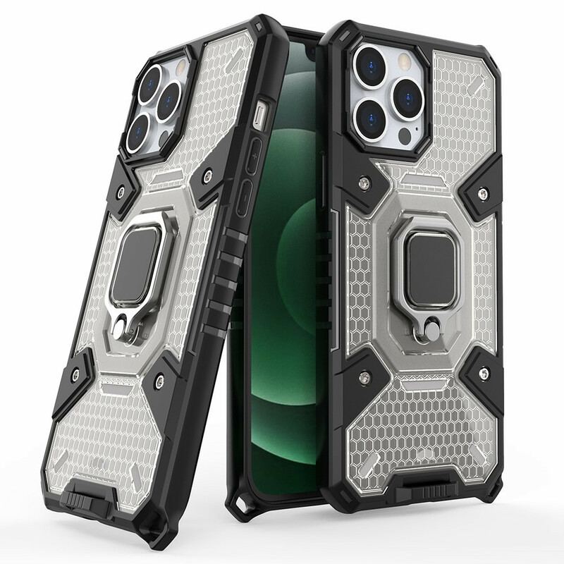 Mobilcover iPhone 13 Pro Max Honeycomb Med Ring