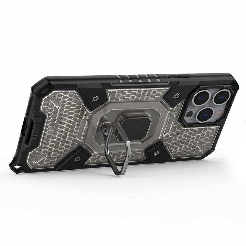 Mobilcover iPhone 13 Pro Max Honeycomb Med Ring