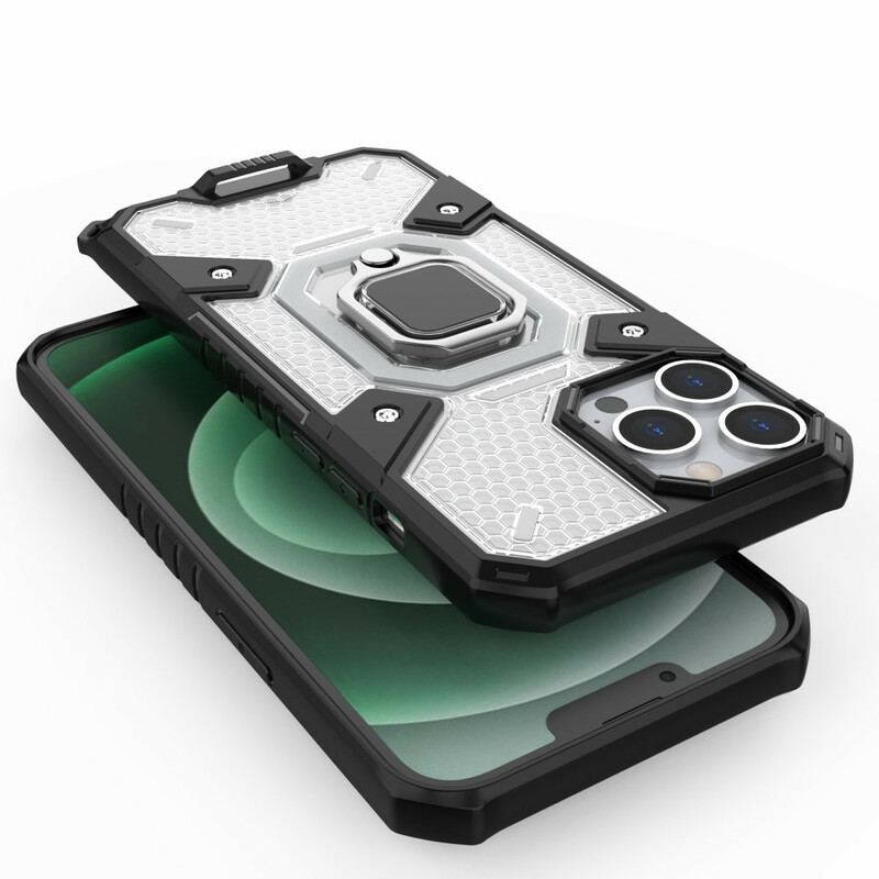 Mobilcover iPhone 13 Pro Max Honeycomb Med Ring
