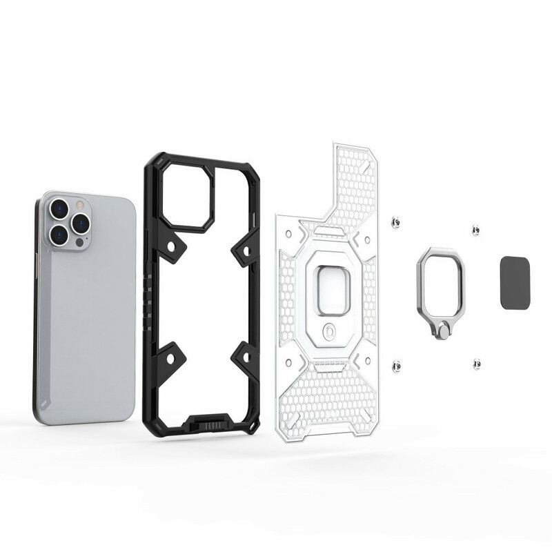 Mobilcover iPhone 13 Pro Max Honeycomb Med Ring