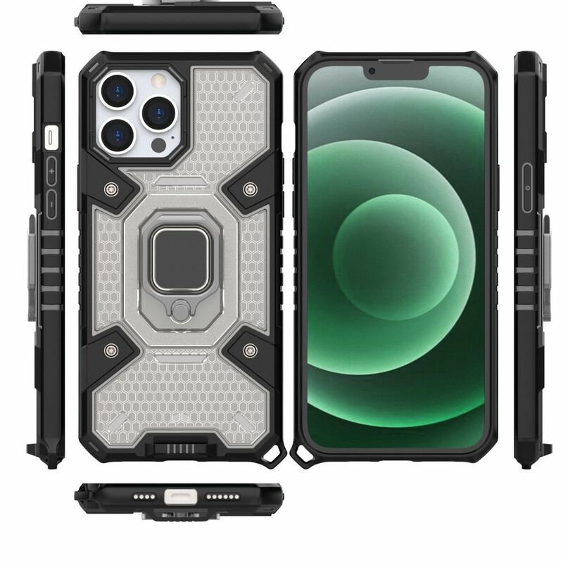 Mobilcover iPhone 13 Pro Max Honeycomb Med Ring