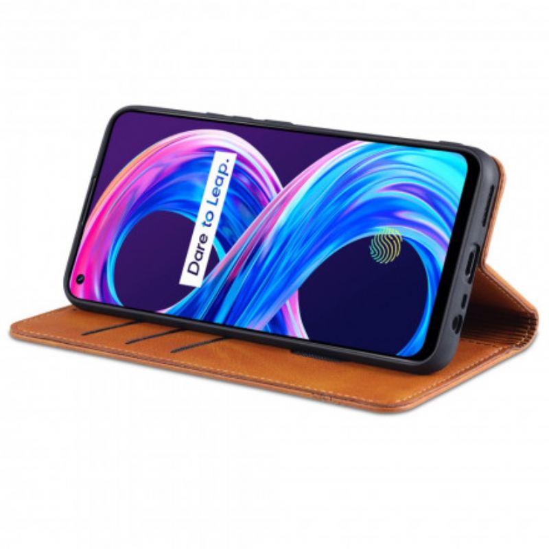Cover Realme 8 / 8 Pro Flip Cover Azns Læderstyling