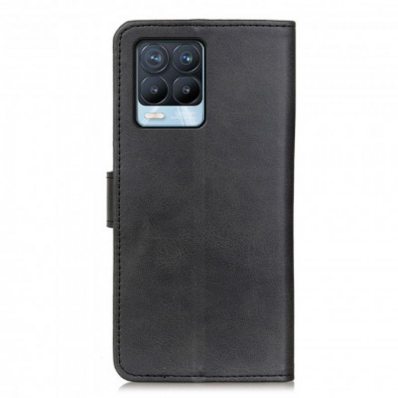 Flip Cover Realme 8 / 8 Pro Retro Mat Lædereffekt