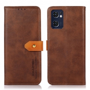Læder Cover Oppo Find X5 Lite Med Khazneh-strop