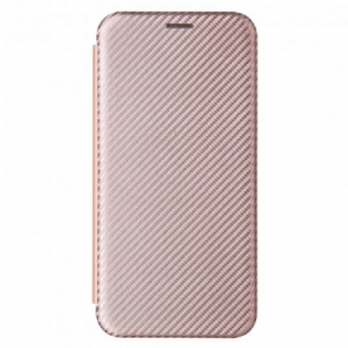 Cover Xiaomi Redmi Note 10 / 10S Flip Cover Kulfiber Med Støttering