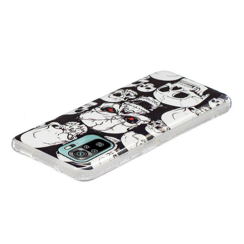 Cover Xiaomi Redmi Note 10 / 10S Fluorescerende Kranier
