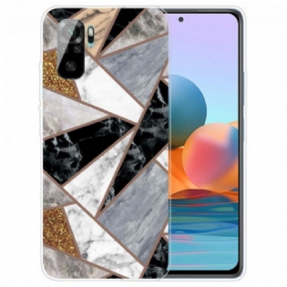 Cover Xiaomi Redmi Note 10 / 10S Intens Geometri Marmor