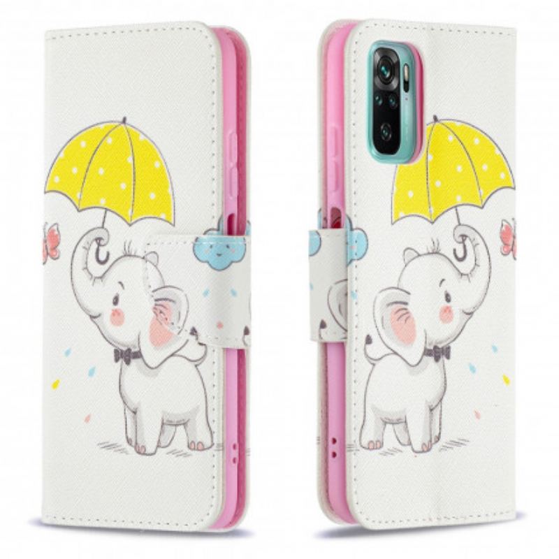 Flip Cover Xiaomi Redmi Note 10 / 10S Baby Elefant