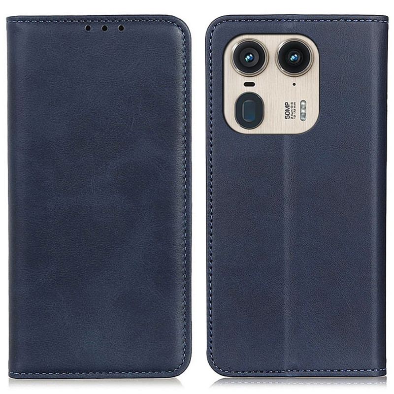 Læder Cover Motorola Edge 50 Ultra Telefon Etui Lædereffekt