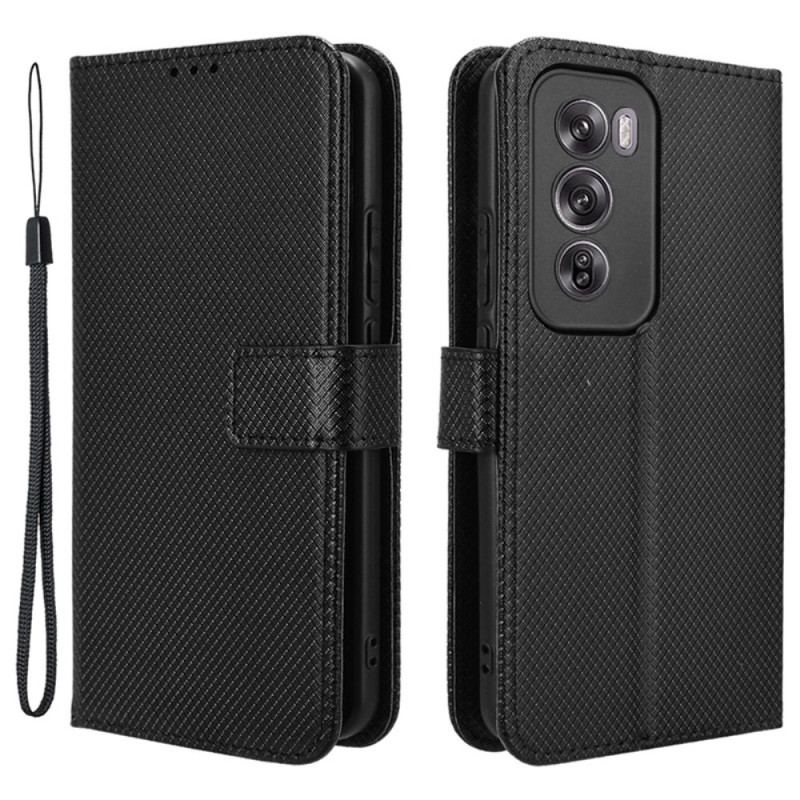 Læder Cover Oppo Reno 12 Pro 5g Telefon Etui Remsting