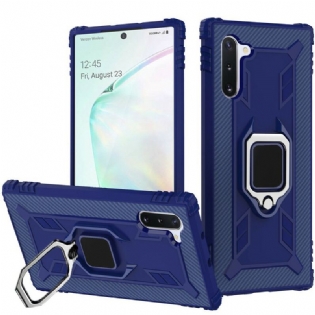 Cover Samsung Galaxy Note 10 Ring Og Kulfiber