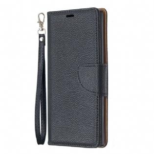 Flip Cover Samsung Galaxy Note 10 Læder Cover Litchi Rabat Oblique