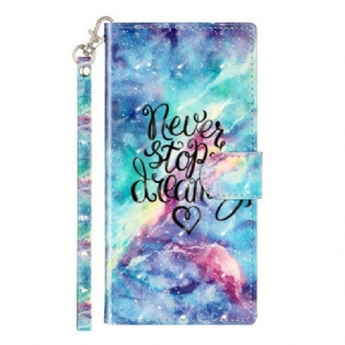 Flip Cover Samsung Galaxy Note 10 Stop Aldrig Med At Drømme Om Lyspletter