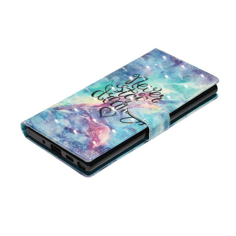Flip Cover Samsung Galaxy Note 10 Stop Aldrig Med At Drømme Om Lyspletter