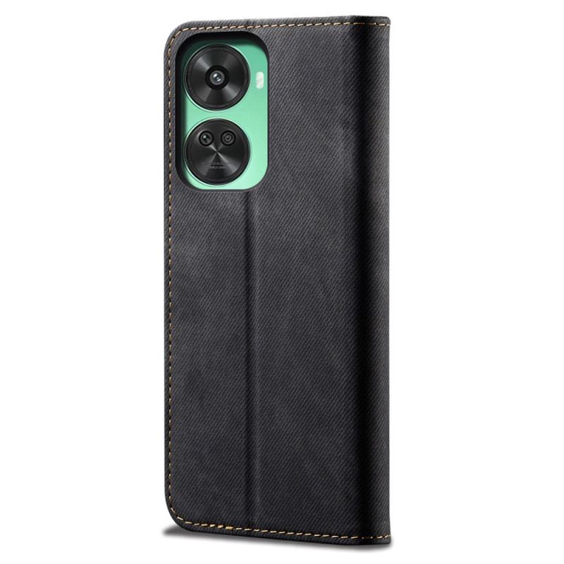 Flip Cover Huawei Nova 12 Se Jeansstof