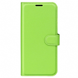Flip Cover Huawei Nova 12 Se Klassisk Litchi Imiteret Læder