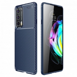 Cover Motorola Edge 20 Fleksibel Kulfibertekstur