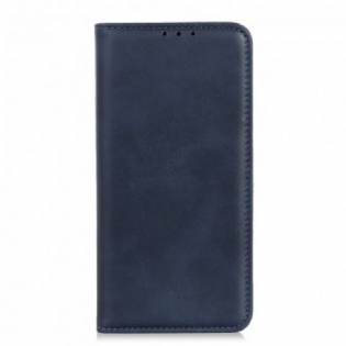 Cover Motorola Edge 20 Flip Cover Split Læder Design