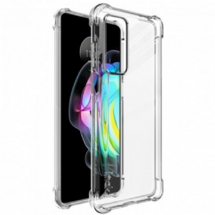 Cover Motorola Edge 20 Gennemsigtig Med Imak Skærmfilm
