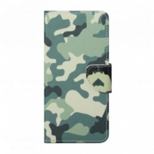 Flip Cover Motorola Edge 20 Militær Camouflage