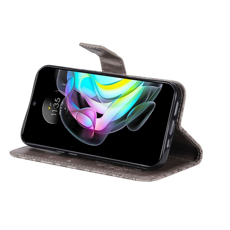 Flip Cover Motorola Edge 20 Solblomst
