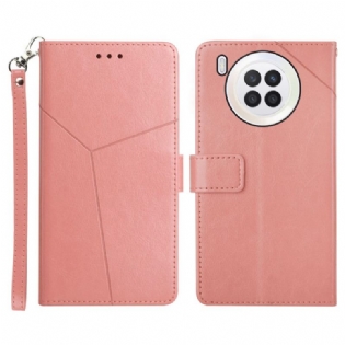 Flip Cover Huawei Nova 8i Stil Læder Geo Y Design