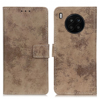 Flip Cover Huawei Nova 8i Vintage Lædereffekt
