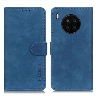 Læder Cover Huawei Nova 8i Khazneh Vintage Lædereffekt