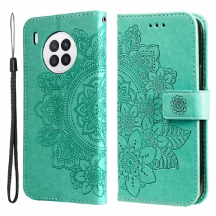 Læder Cover Huawei Nova 8i Mandala
