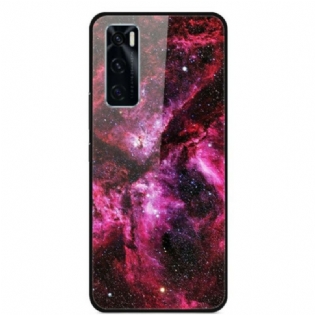 Cover Vivo Y70 Blomsterfe Af Hærdet Glas
