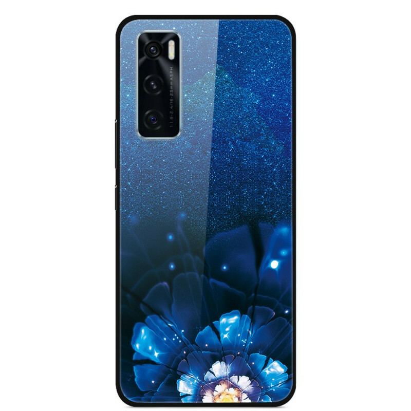 Cover Vivo Y70 Fancy Flowers Hærdet Glas