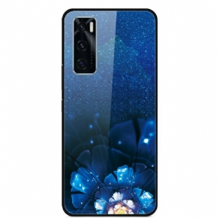 Cover Vivo Y70 Fancy Flowers Hærdet Glas