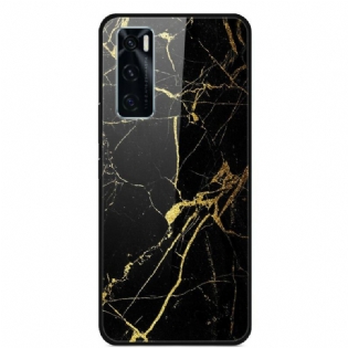 Cover Vivo Y70 Supreme Marmor Hærdet Glas