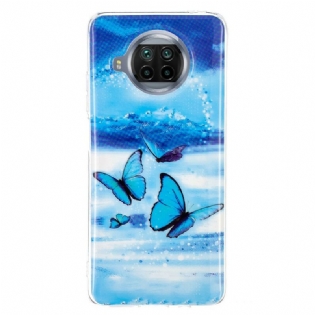Cover Xiaomi Redmi Note 9 Pro 5G Neon Sommerfugle Serien