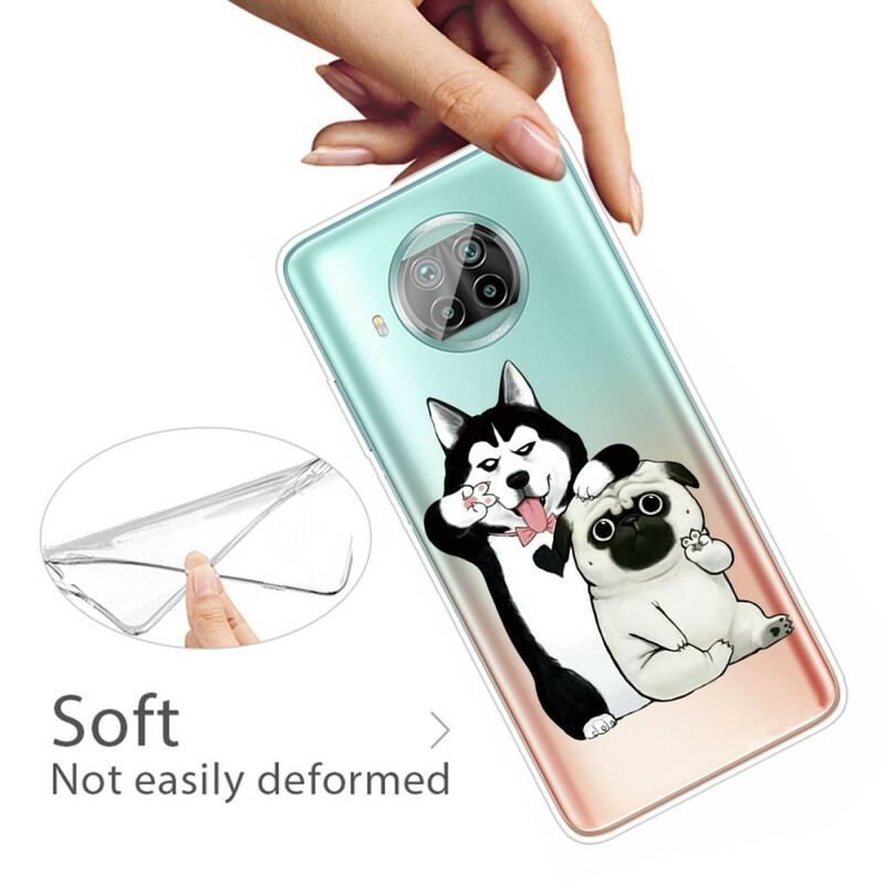 Cover Xiaomi Redmi Note 9 Pro 5G Sjove Hunde