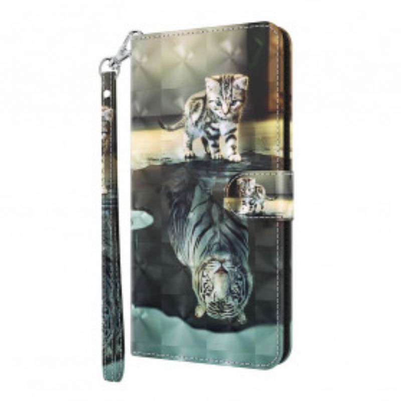 Flip Cover Xiaomi Redmi Note 9 Pro 5G Lys Spot Ernest The Tiger