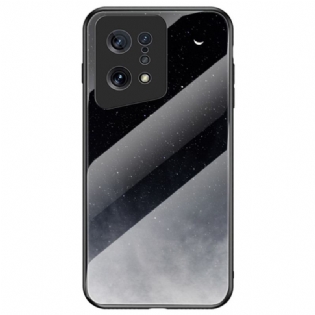 Cover Oppo Find X5 Marmor Hærdet Glas
