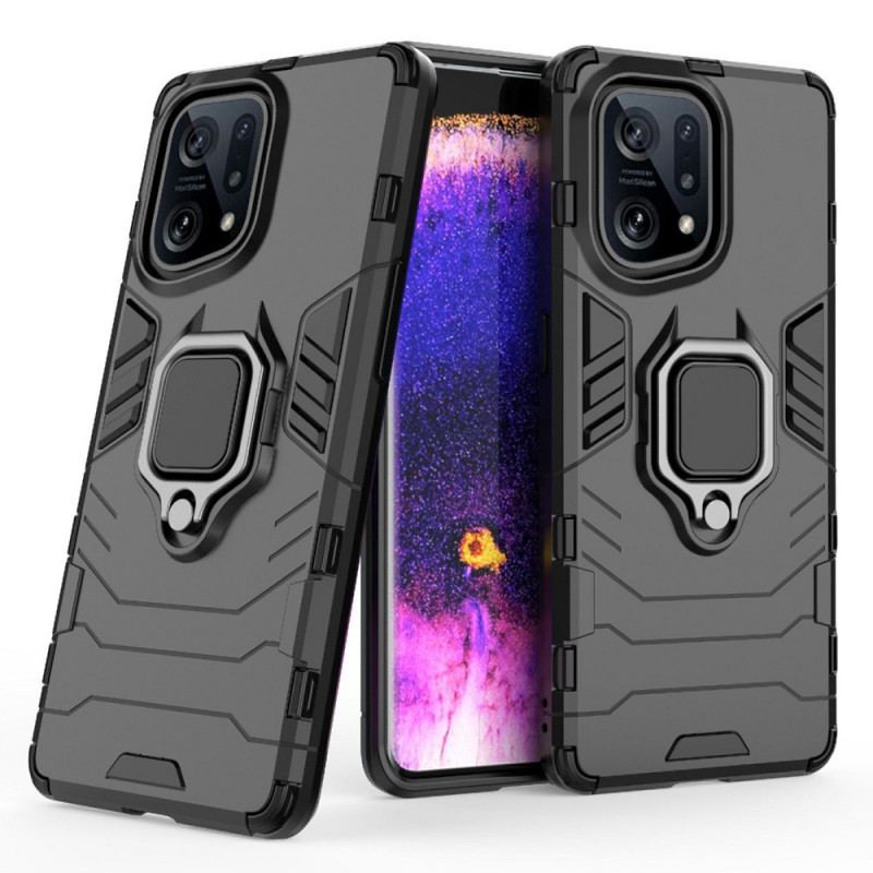 Cover Oppo Find X5 Ring Resistent